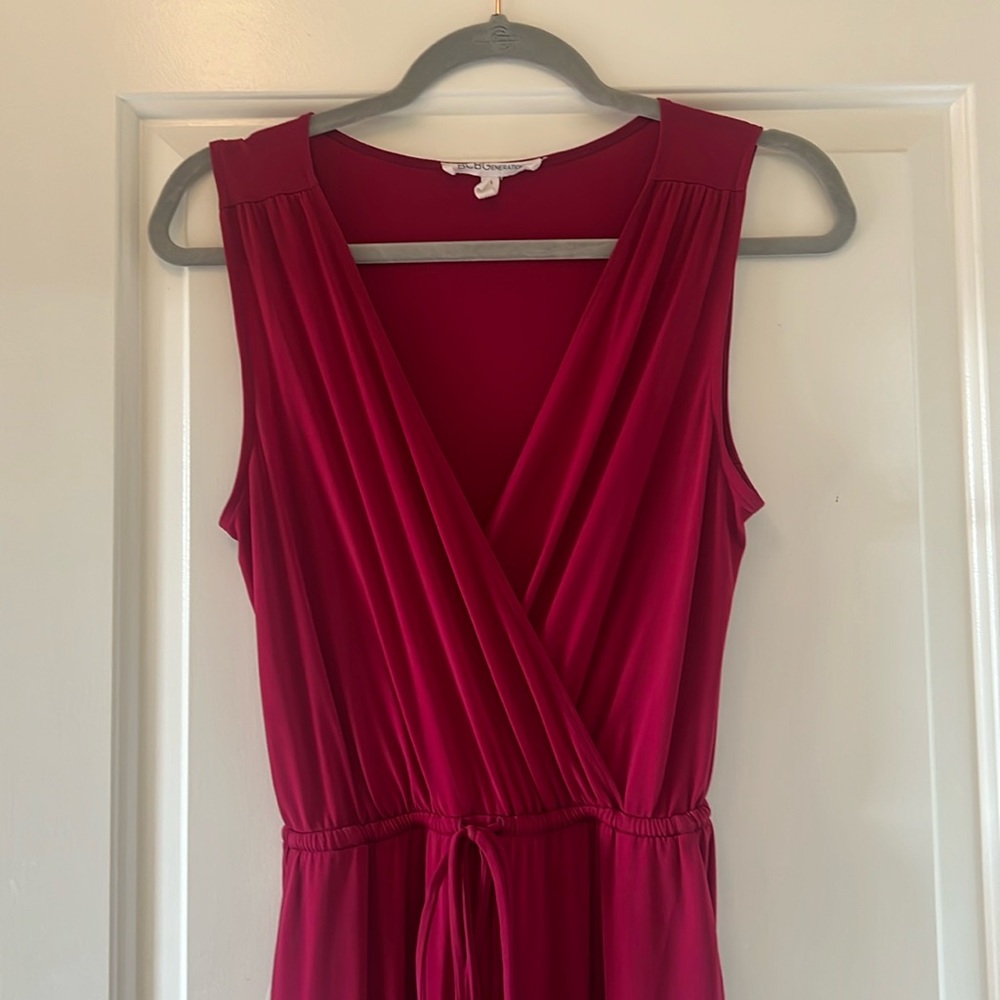 BCBG Red Jumpsuit XS